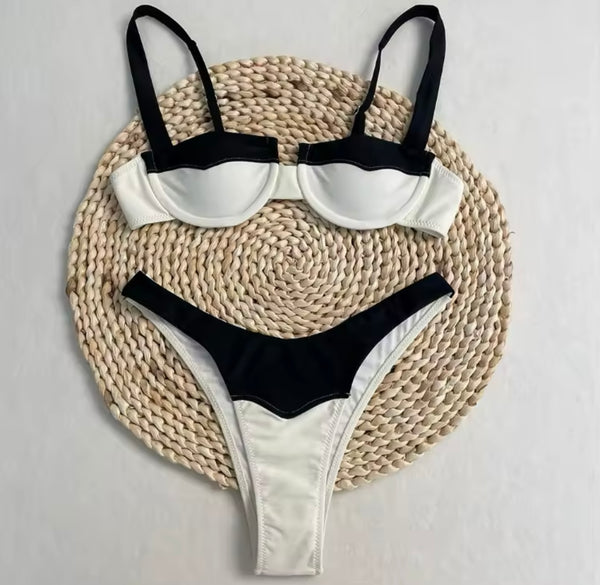 Women Sexy B&W Bikini/Swimsuit