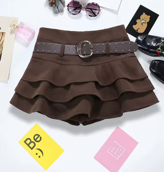 Women Sexy Fashion Ruffled Skirt