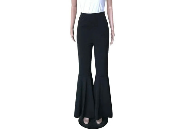 Women Color Fashion Wide Leg Pants