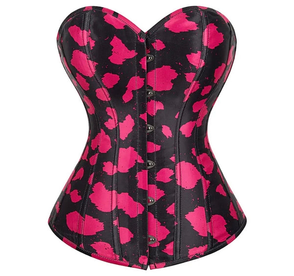 Women Printed Sexy Strapless Corset Top