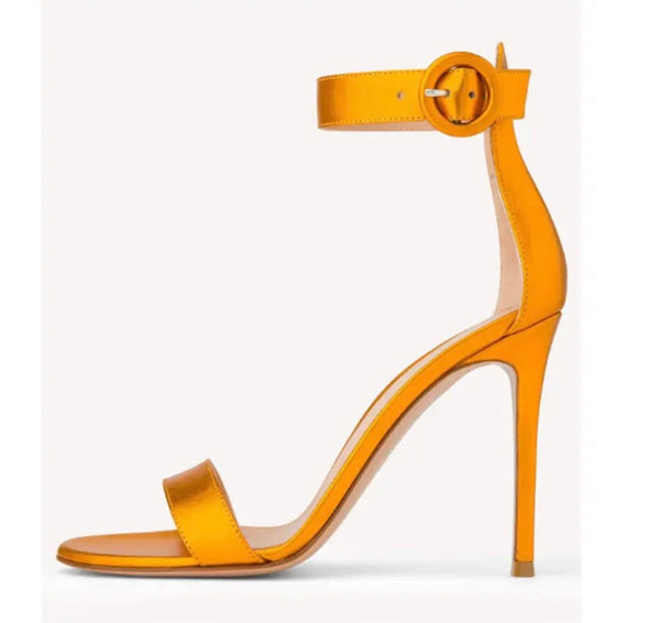 Women Open Toe Fashion High Heel Ankle Strap Sandals