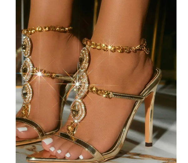 Women Bling Rhinestone Fashion Sandals