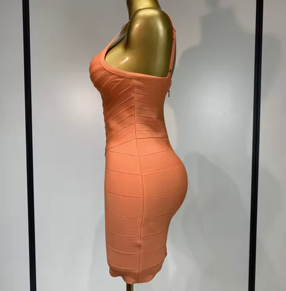 Women Sexy Sleeveless Bandage Dress