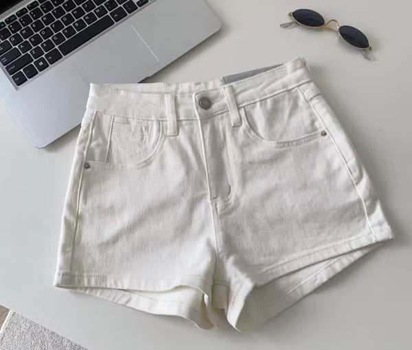 Women Color Fashion Denim Shorts