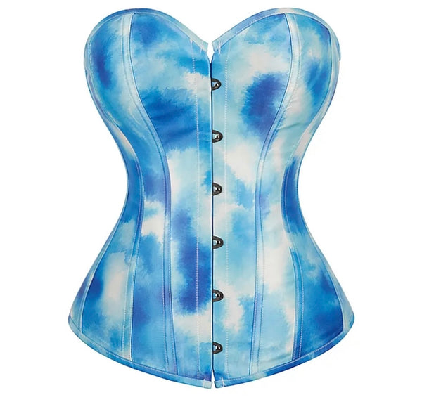 Women Printed Sexy Strapless Corset Top