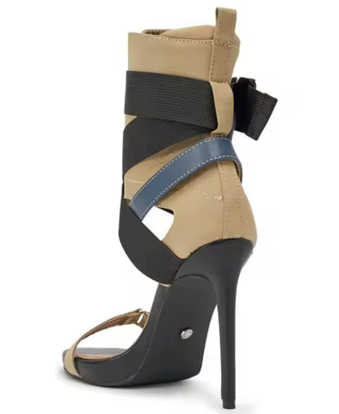 Women Fashion Open Toe Ankle Strap Sandals
