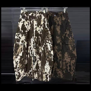 Women Fashion Color Patchwork Animal Print Wide Leg Pants