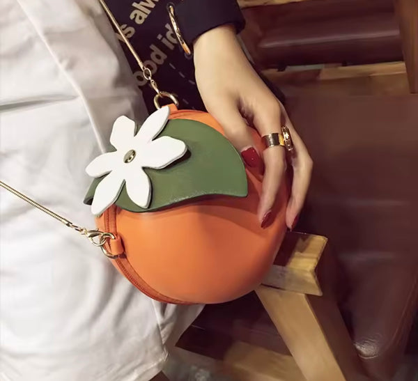 Women Orange Fashion Purse