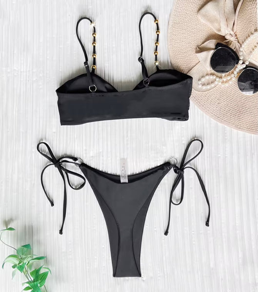 Women Black Sexy Bikini Swimsuit