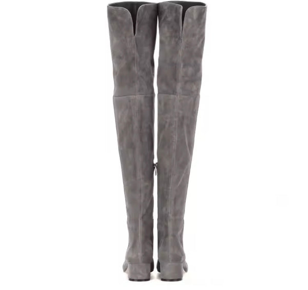 Women Fashion Color Suede Over The Knee Boots