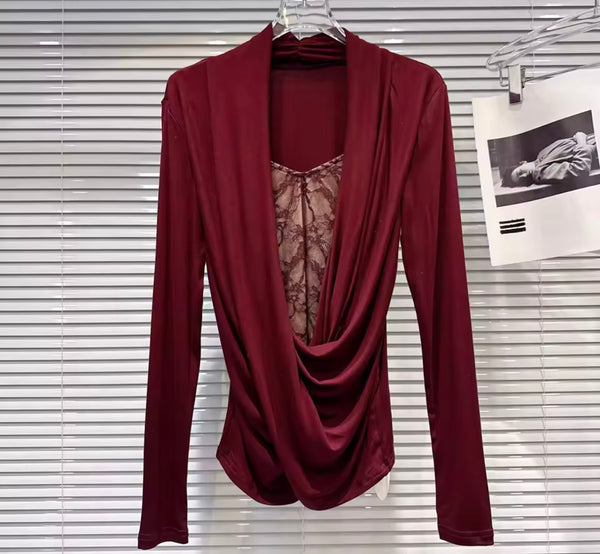 Women Sexy Full Sleeve Two Piece Sequins PU Leather Skirt Set