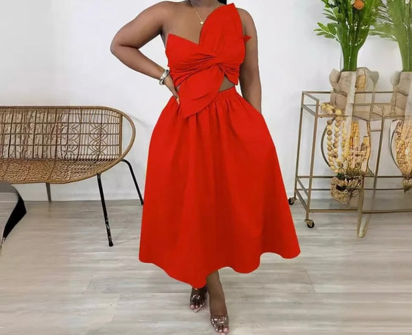 Women Sexy Criss Cross Sleeveless Solid Color Maxi Drew’s