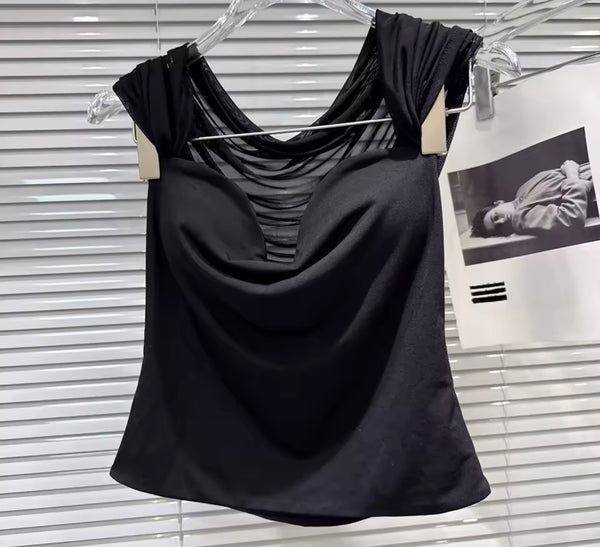 Women Fashion Sleeveless Two Piece Short Set