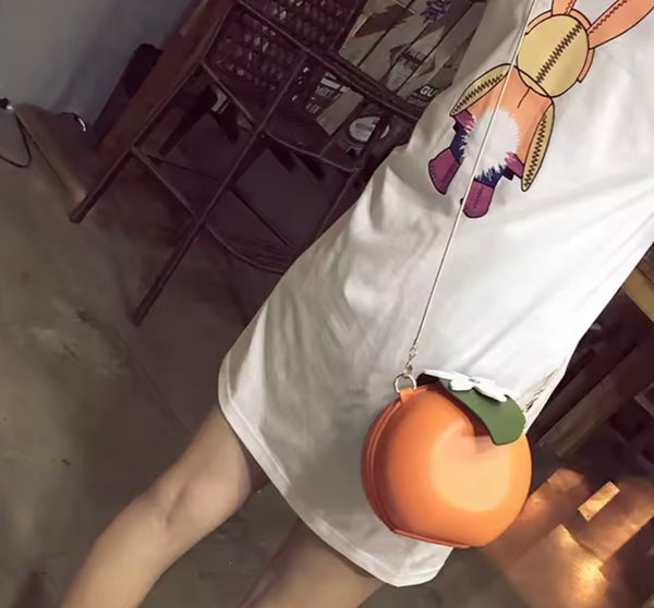 Women Orange Fashion Purse