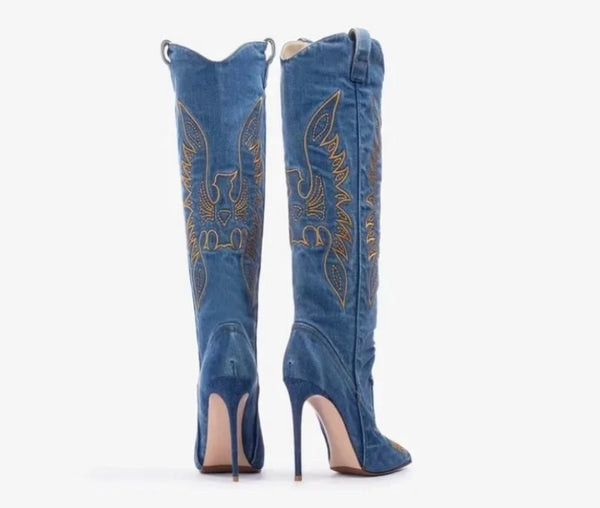 Women Fashion Ankle/Knee High Western Boots