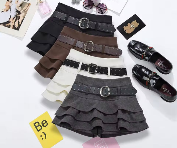 Women Sexy Fashion Ruffled Skirt