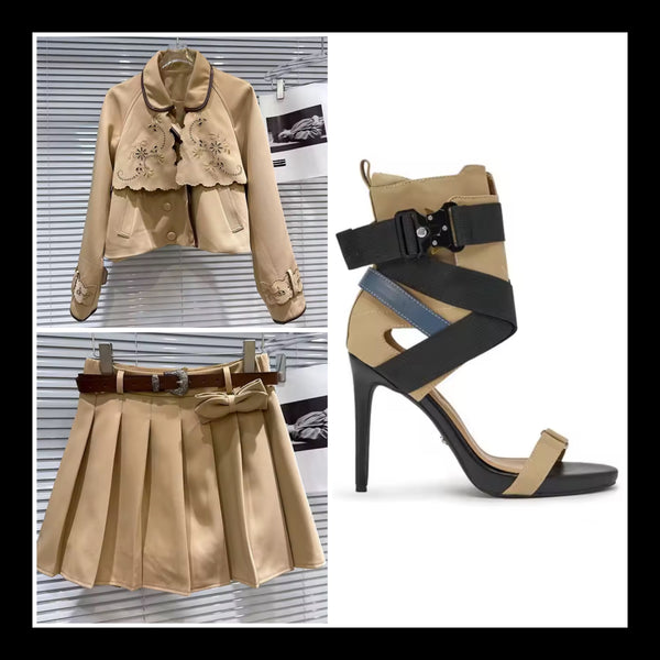 Women Fashion Open Toe Ankle Strap Sandals