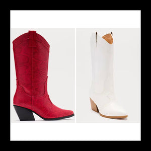 Women Pointed Toe Fashion Knee High Western Boots