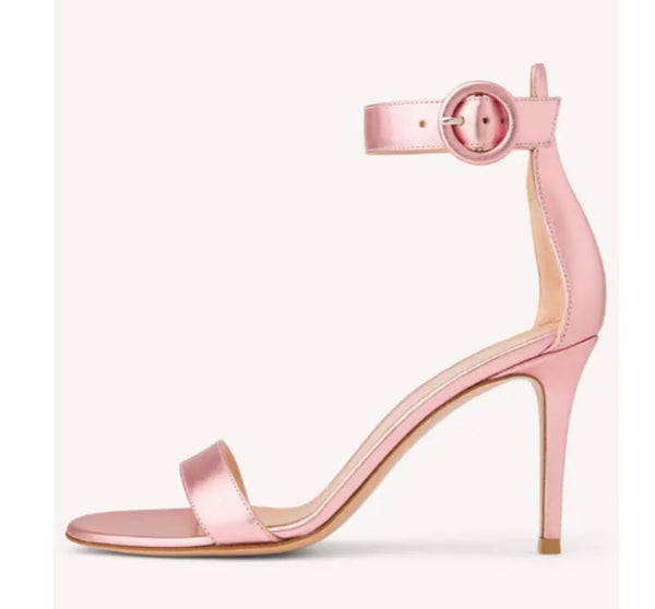 Women Open Toe Fashion High Heel Ankle Strap Sandals