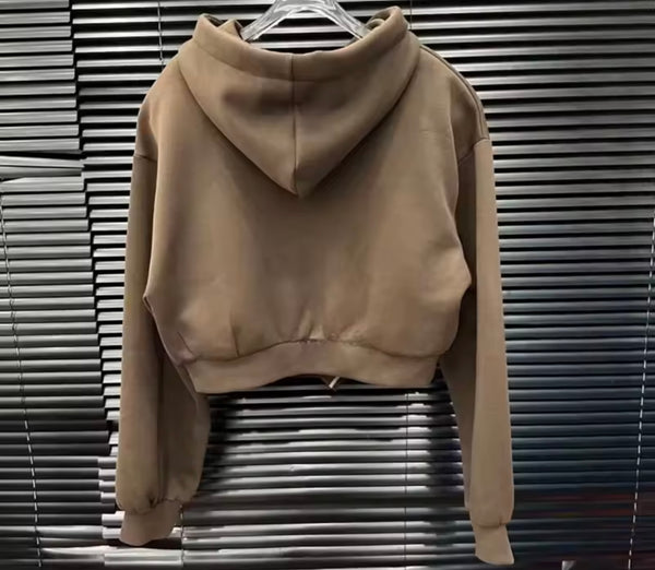 Women Striped Tie Hooded Sweater Two Piece Pleated Skirt Set