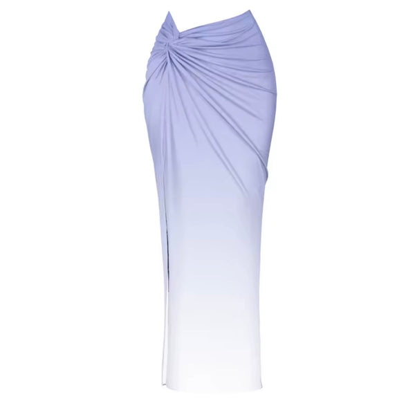 Women Sexy Halter Swimsuit Gradient Cover Up Set