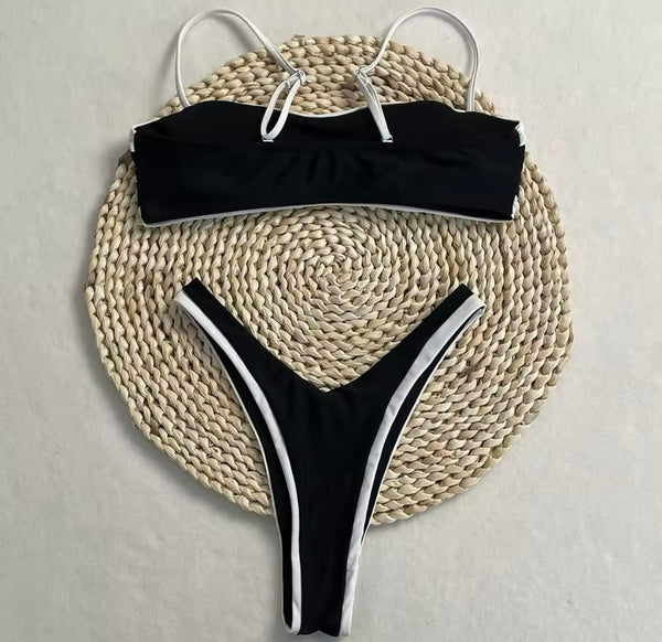 Women Sexy B&W Bikini/Swimsuit