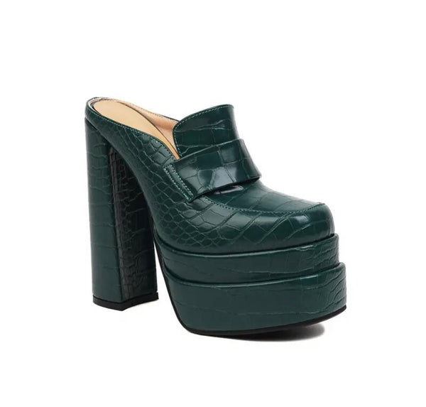 Women Fashion Faux Leather Platform Shoes