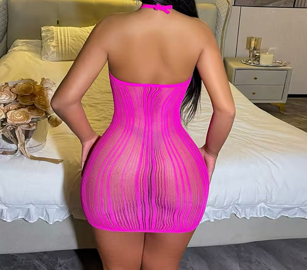 Women Sexy Sleeveless See Through Nightgown Lingerie