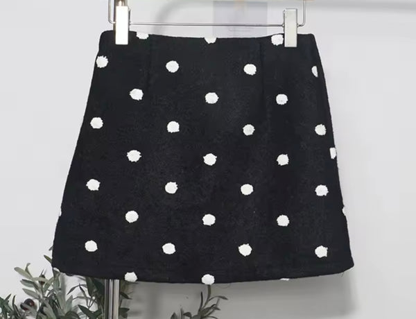 Women Fashion Polka Dot Short Skirt