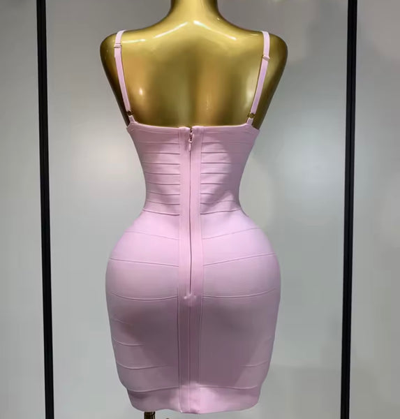 Women Sexy Sleeveless Bandage Dress