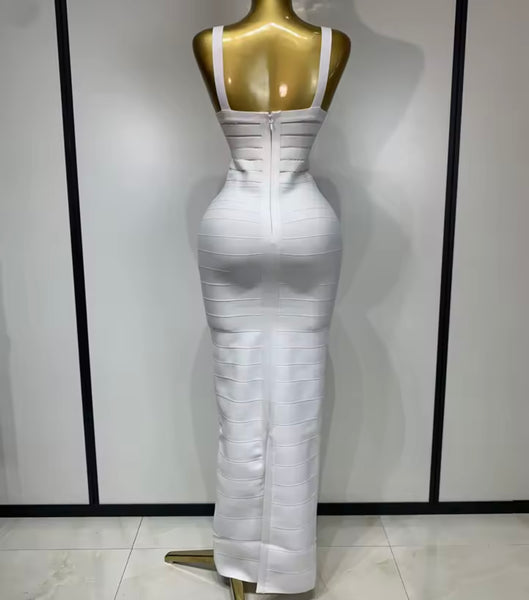 Women Sexy Sleeveless Bandage Maxi Dress