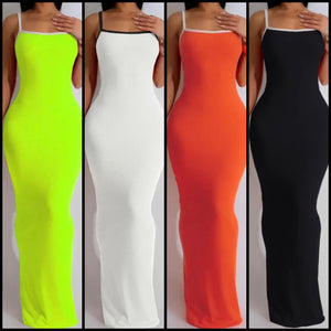 Women Sexy Sleeveless Summer Maxi Dress