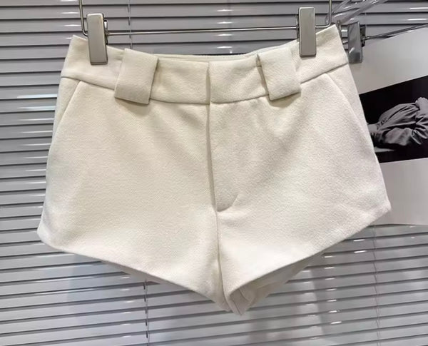 Women Fashion Bow Strapless Two Piece Short Set