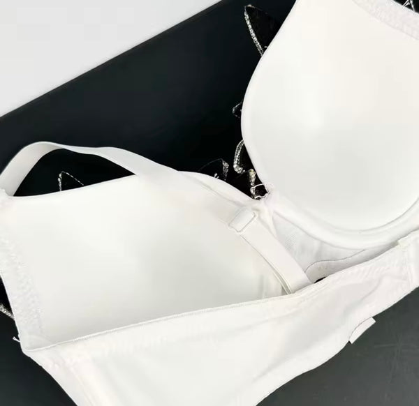 Women Sexy Sleeveless Rhinestone Patchwork Top