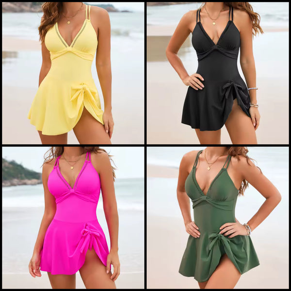 Women Sexy Fashion Color Monokini Swimsuit