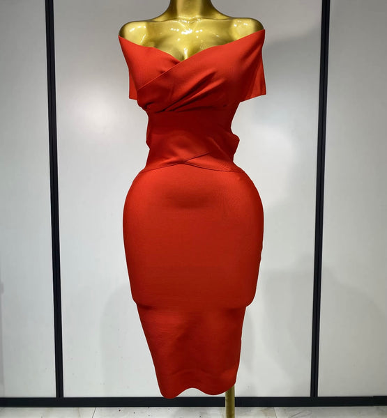 Women Sexy Off The Shoulder Ruched Back Zipper Dress