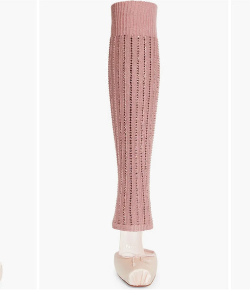 Women Fashion Rhinestone High Heel Knee Length Boots