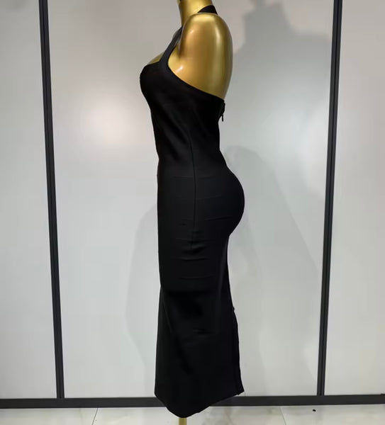 Women Sexy Halter Sleeveless Bandage Dress