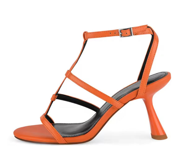 Women Fashion Ankle Buckle Strap High Heel Sandals