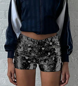 Women Sexy Fashion Solid Color Sequins Shorts