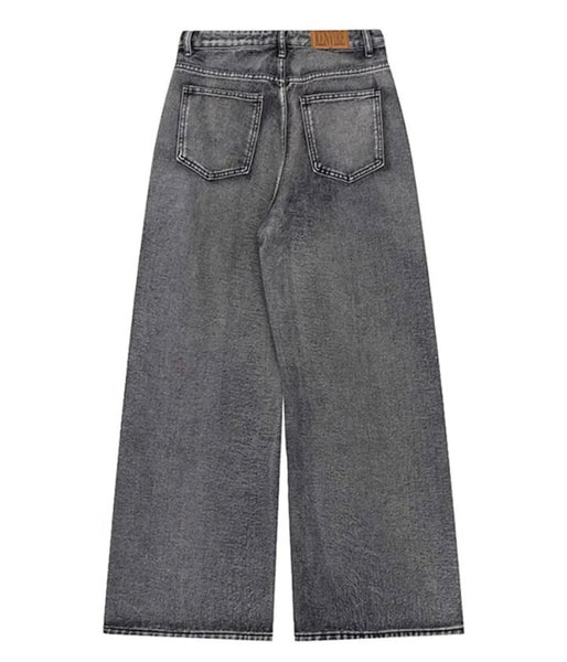 Women Fashion Pink Metallic Patchwork Denim Pants