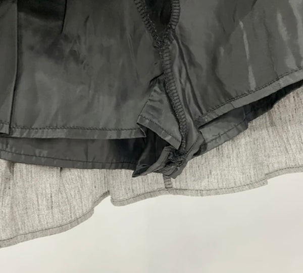 Women Sexy Fashion Ruffled Pleated Denim Skirt