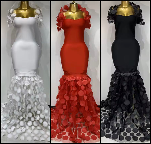 Women Sexy Sleeveless Mesh Patchwork Maxi Dress