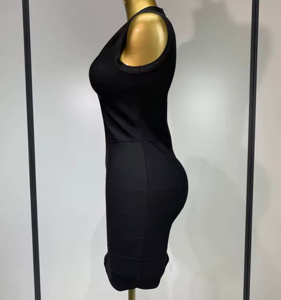 Women Sexy Sleeveless Cut Out Bandage Dress