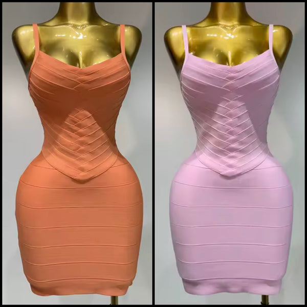 Women Sexy Sleeveless Bandage Dress