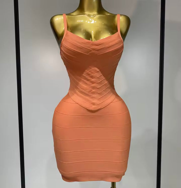 Women Sexy Sleeveless Bandage Dress