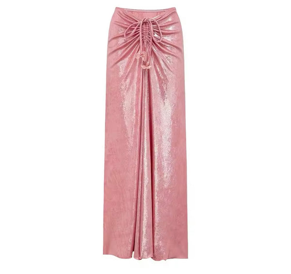 Women Sexy Pink Sparkly Butterfly Swimsuit Cover Up Set