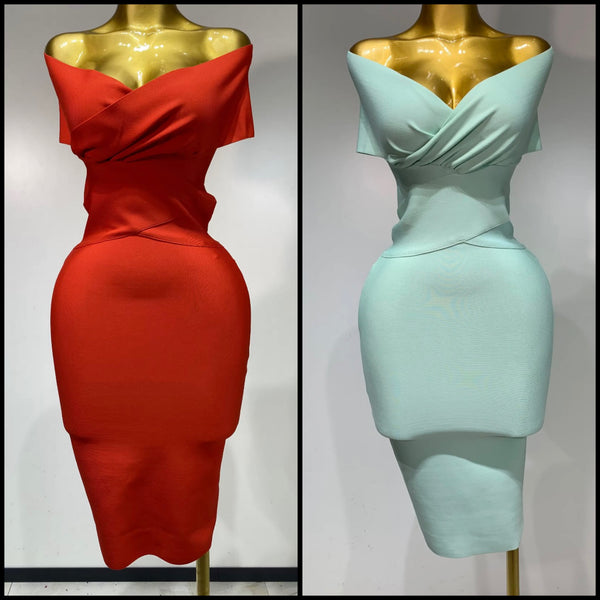 Women Sexy Off The Shoulder Ruched Back Zipper Dress