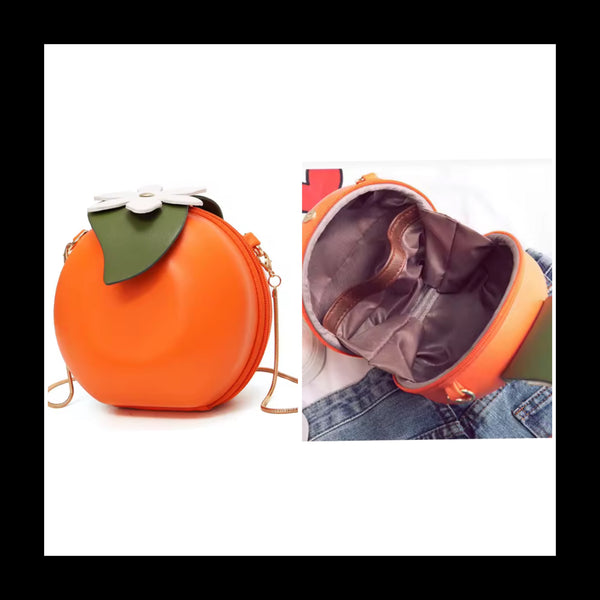Women Orange Fashion Purse