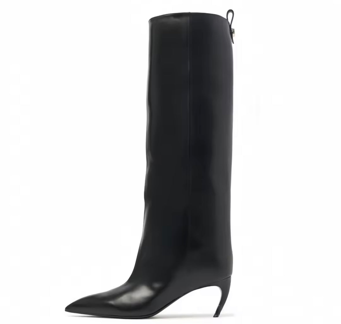 Women Color Fashion Pointed Toe Suede Knee High Boots